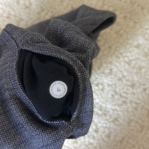Lululemon Align Pant 25" in Mini Heathered Herringbone Black White /Black Size 4 - Picture 9 of 11